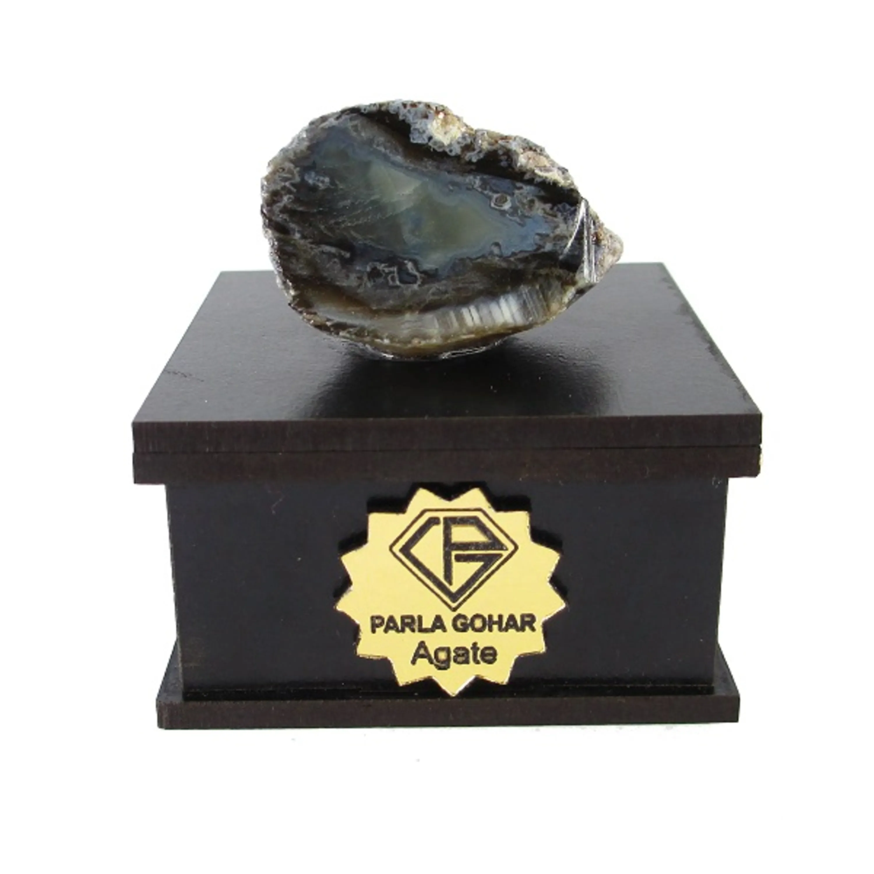 سنگ راف عقیق پارلا گوهر کد 2103